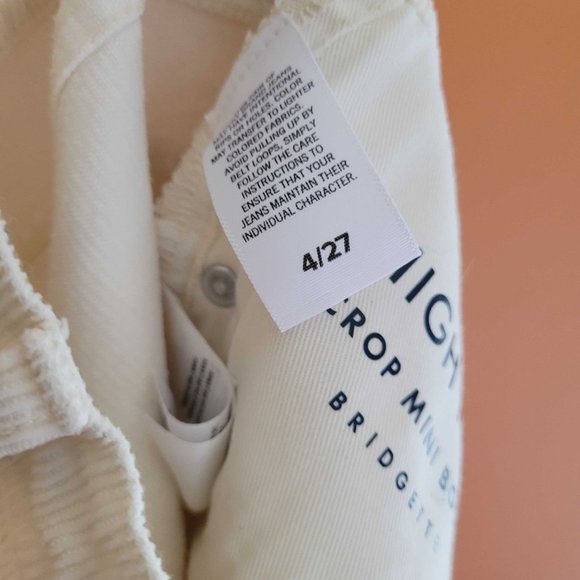 🍀 Lucky Brand High Rise Bridgette Mini Boot Corduroy Jeans (Size 4) - Picture 6 of 6